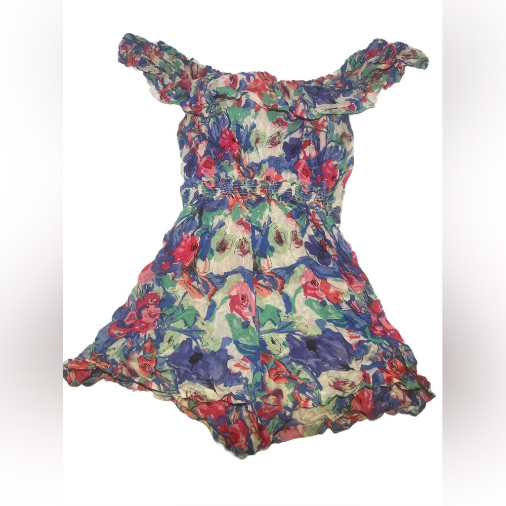 Forever 21 Floral Romper - Multicolor